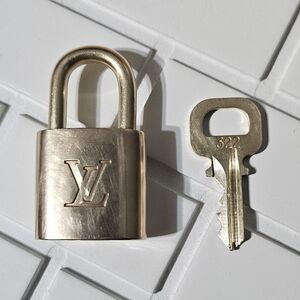 Authentic Louis Vuitton Padlock & Key #322